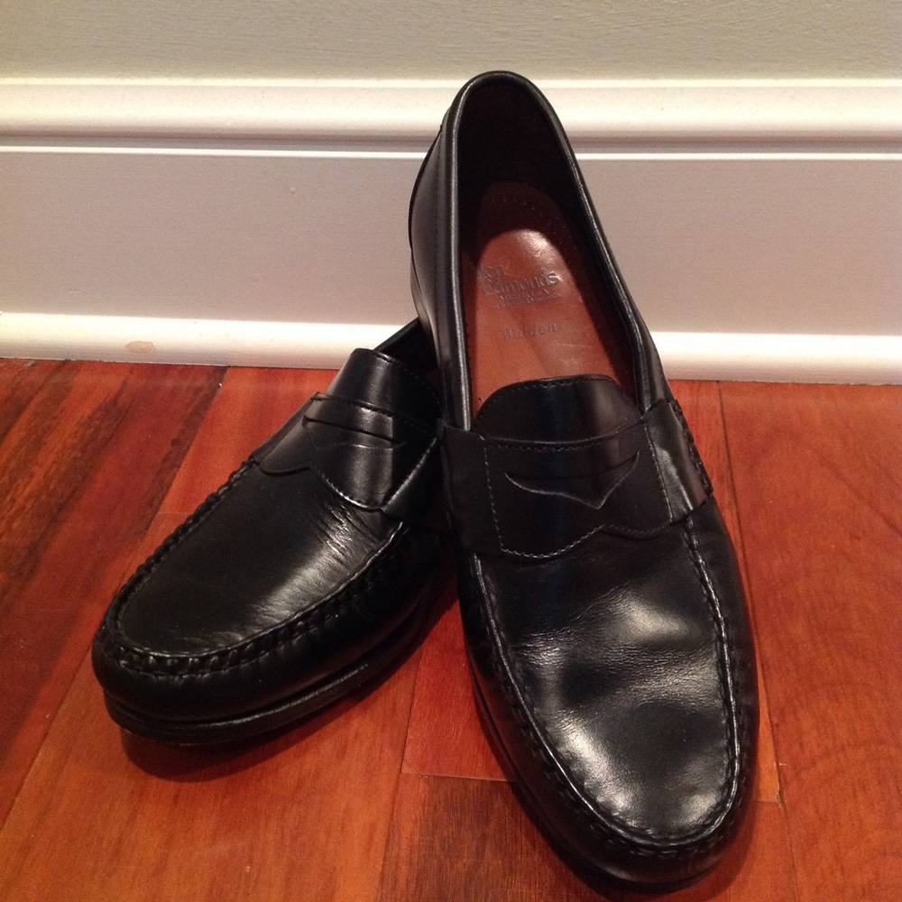 Allen Edmonds 'Walden' Black Penny Loafers 9.5
